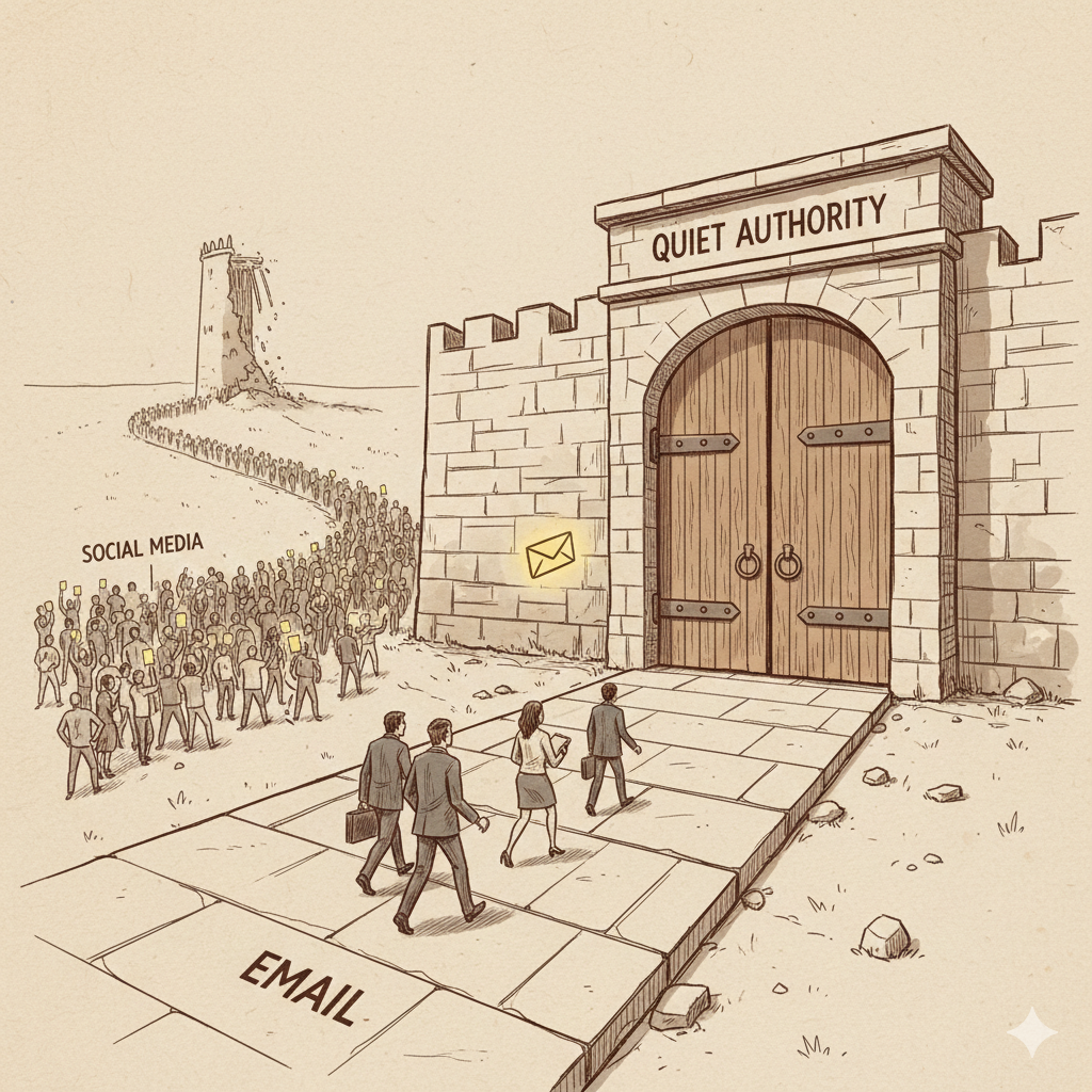 The Anti-Influencer Playbook: Build Quiet Authority Through Email