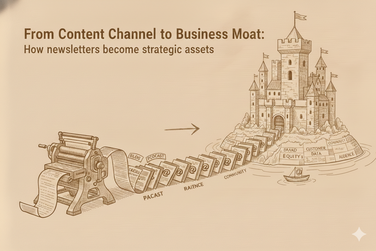 From Content Channel to Business Moat: How Newsletters Become Strategic Assets