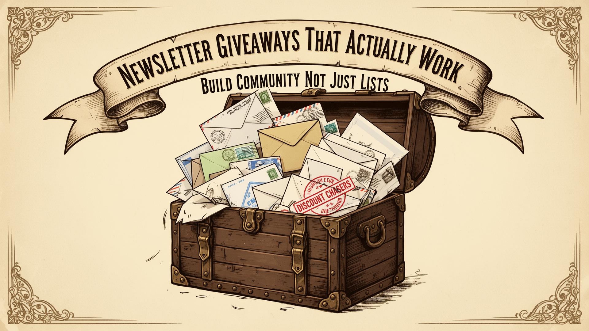 Newsletter Giveaways That Actually Work, Grow Your Startup Newsletter Without Attracting Discount Chasers