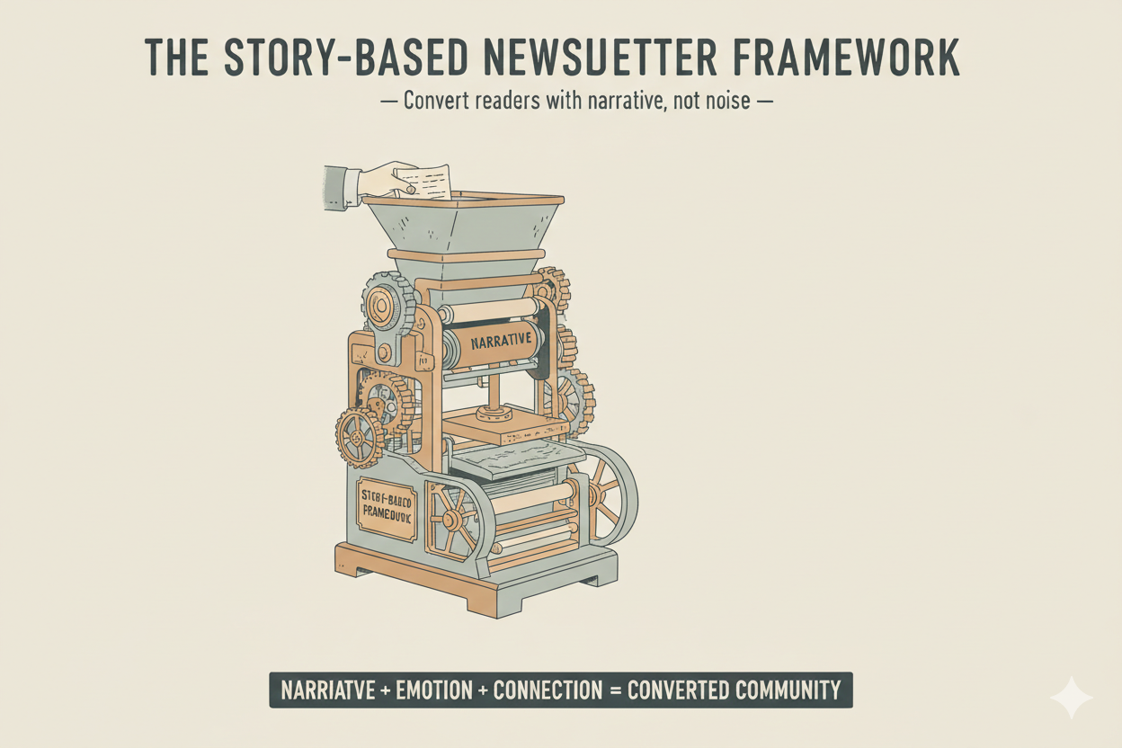The Story-Based Newsletter Framework, Convert Readers With Narrative, Not Noise