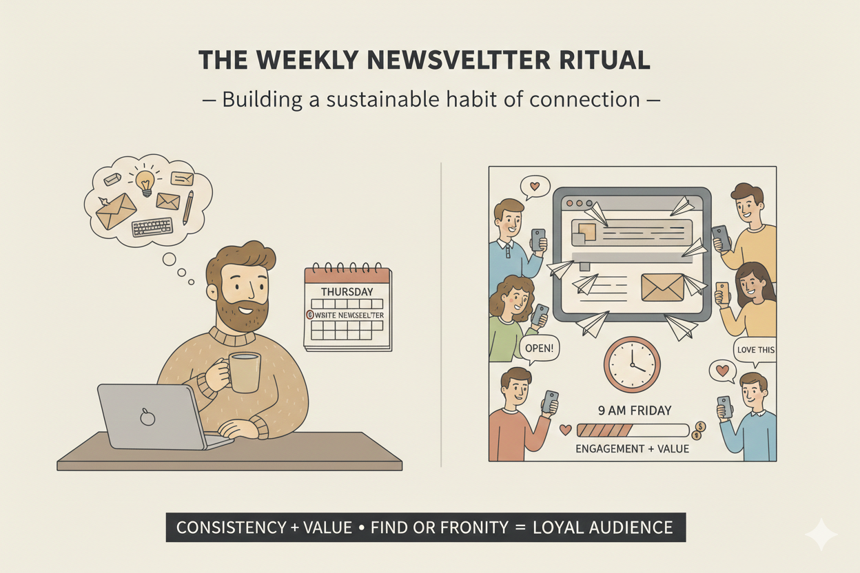 The Weekly Newsletter Ritual, A Repeatable System for Predictable Growth
